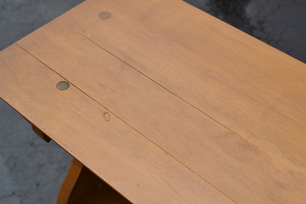 Vintage 1950s Maple China Hutch by O'Hearn Mfg. Co.