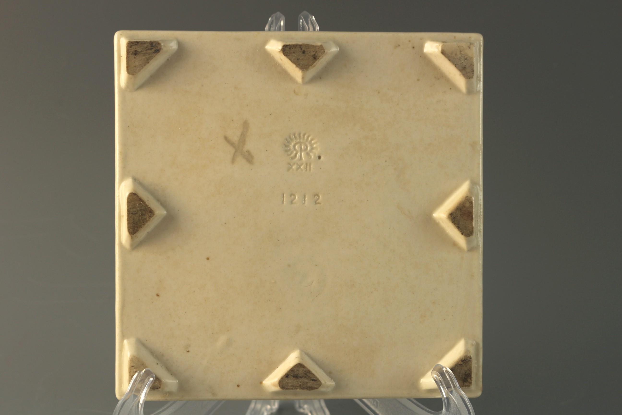 1922 Rookwood Pottery Trivet #1212