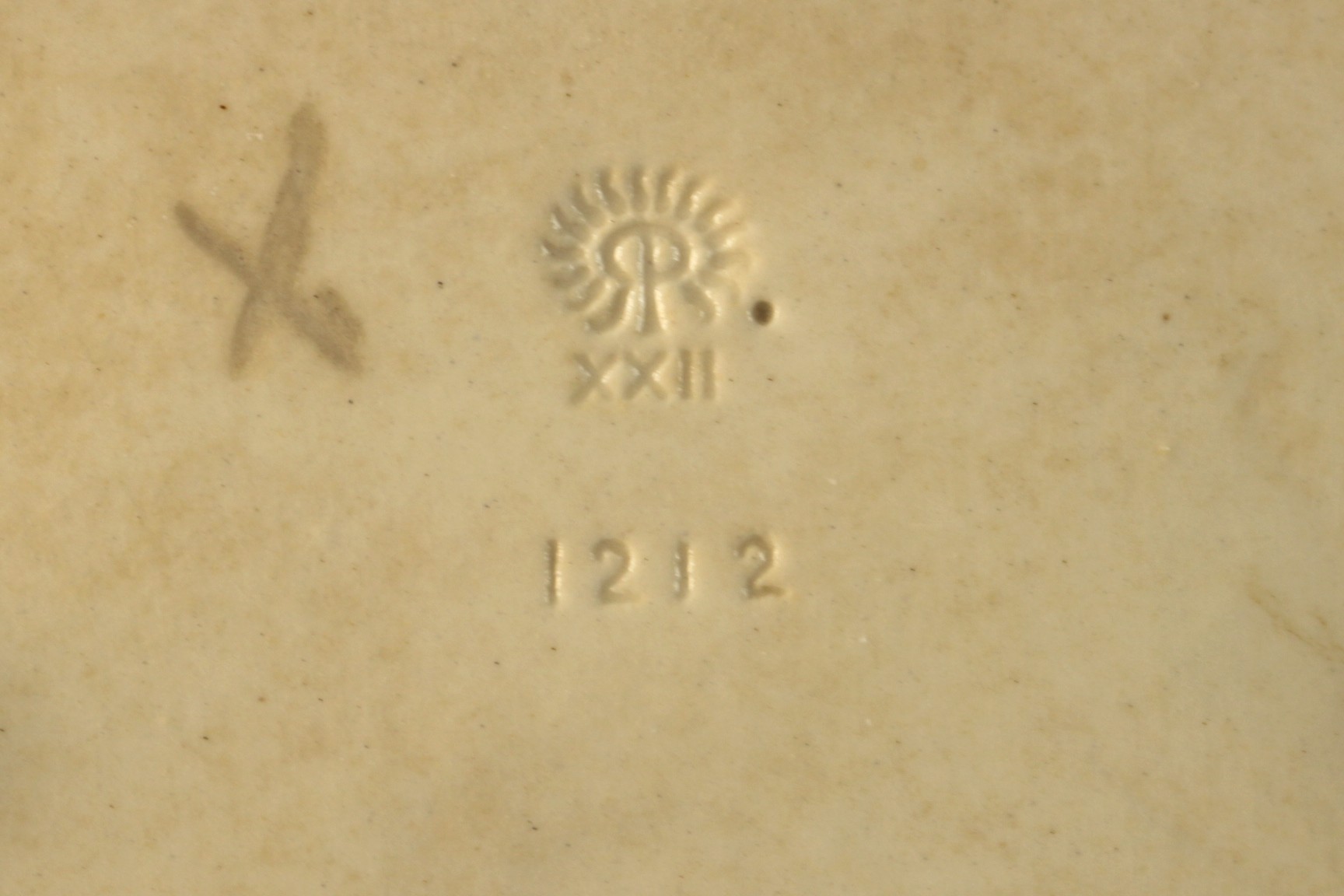 1922 Rookwood Pottery Trivet #1212