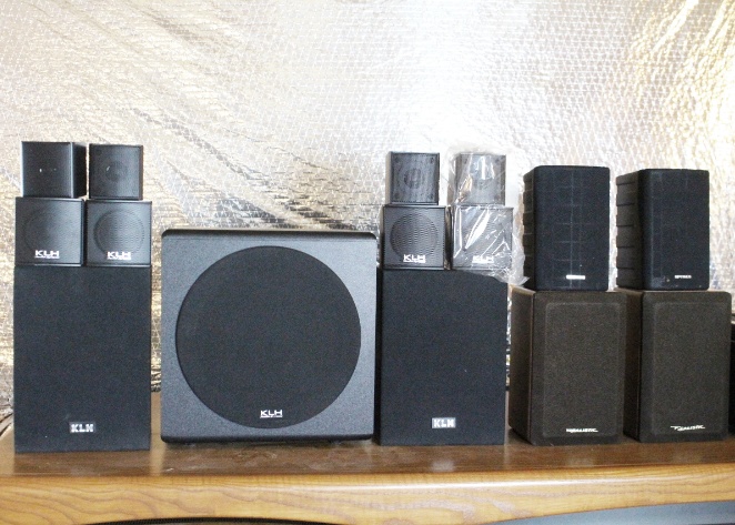 Technics and Pioneer Stereo Equipment with Cabinet