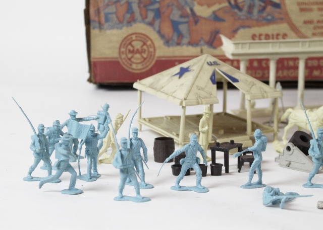 Marx 1960s "Battle of the Blue and Gray" Civil War Toy Set