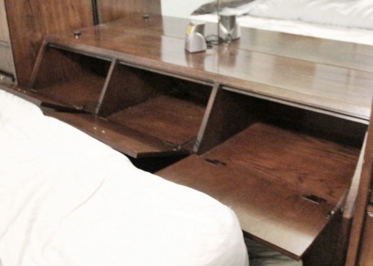 Thomasville "Mystique" Queen Pier Cabinets and Bridge