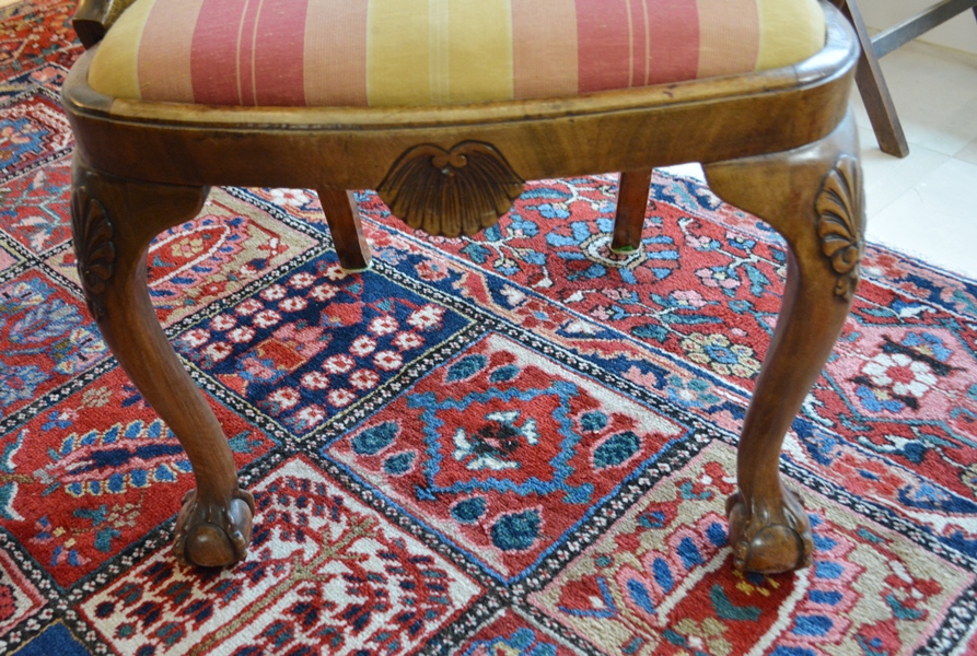 Arthur Brett & Sons, Ltd. Dining Table and Ten Chairs