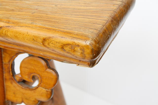 Carved Chinese Gate Bench