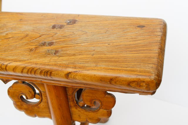 Carved Chinese Gate Bench