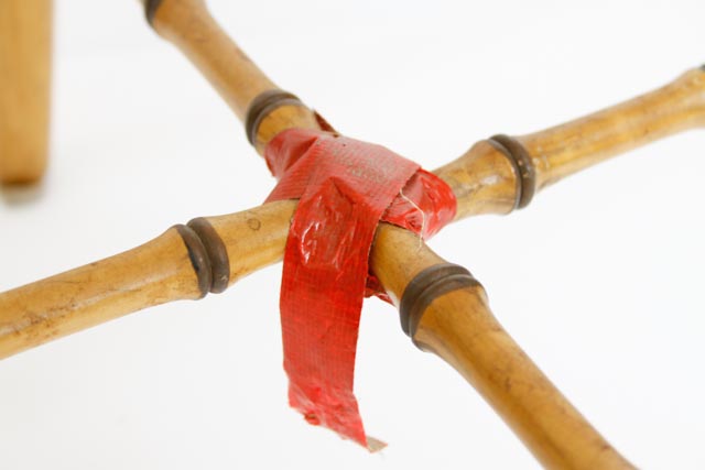 Pair of Baker Faux Bamboo Chairs