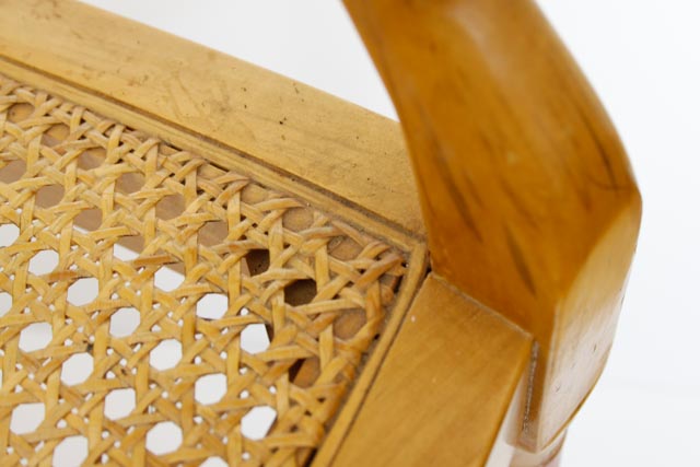 Pair of Baker Faux Bamboo Chairs