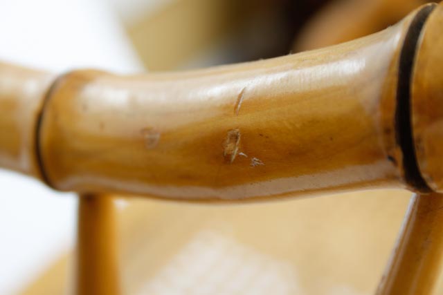 Pair of Baker Faux Bamboo Chairs