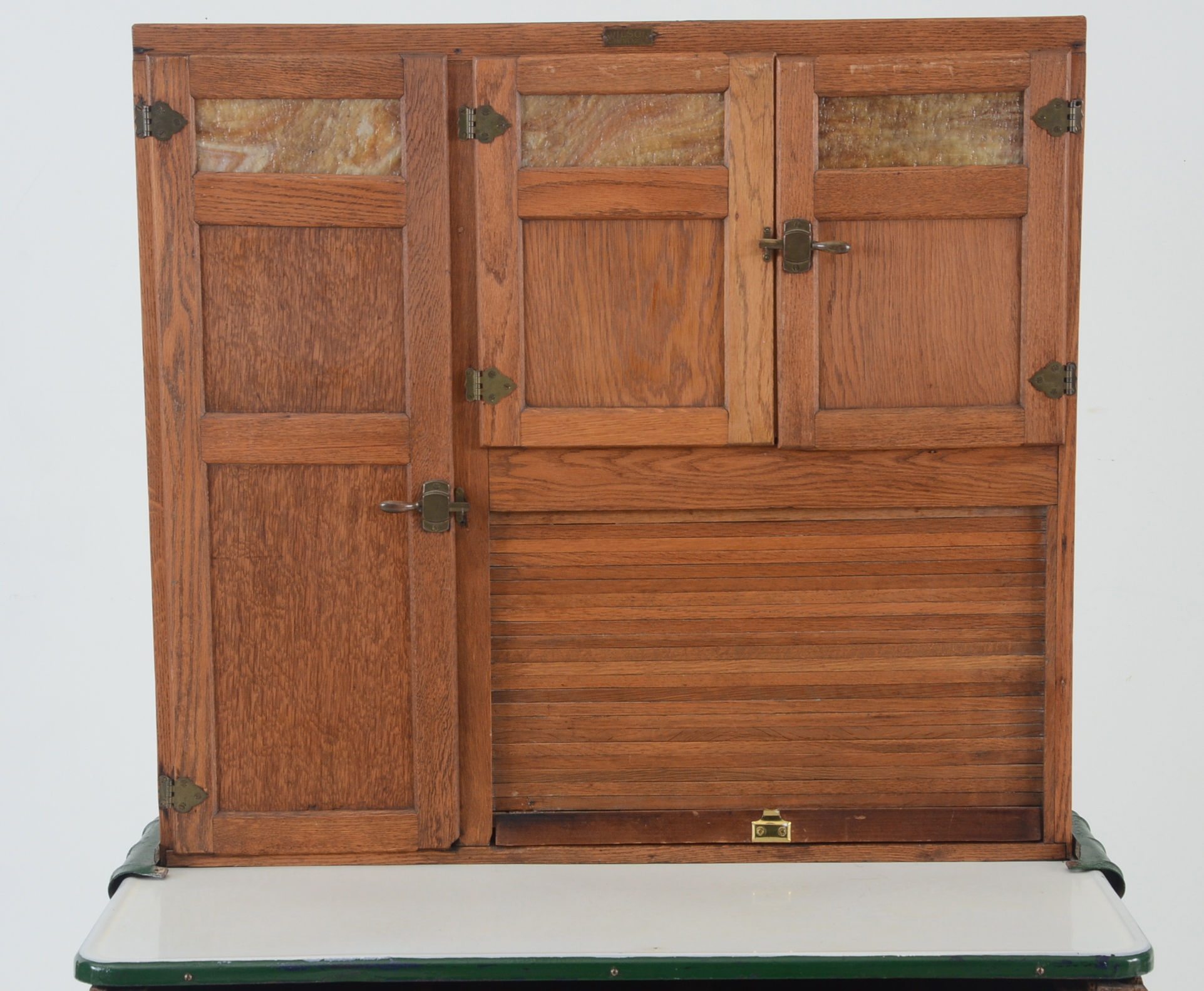 Oak Hoosier Cabinet by Wilson Kitchen Cabinets