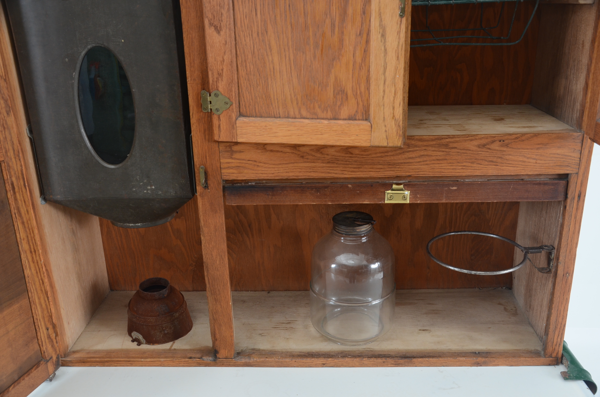 Oak Hoosier Cabinet by Wilson Kitchen Cabinets