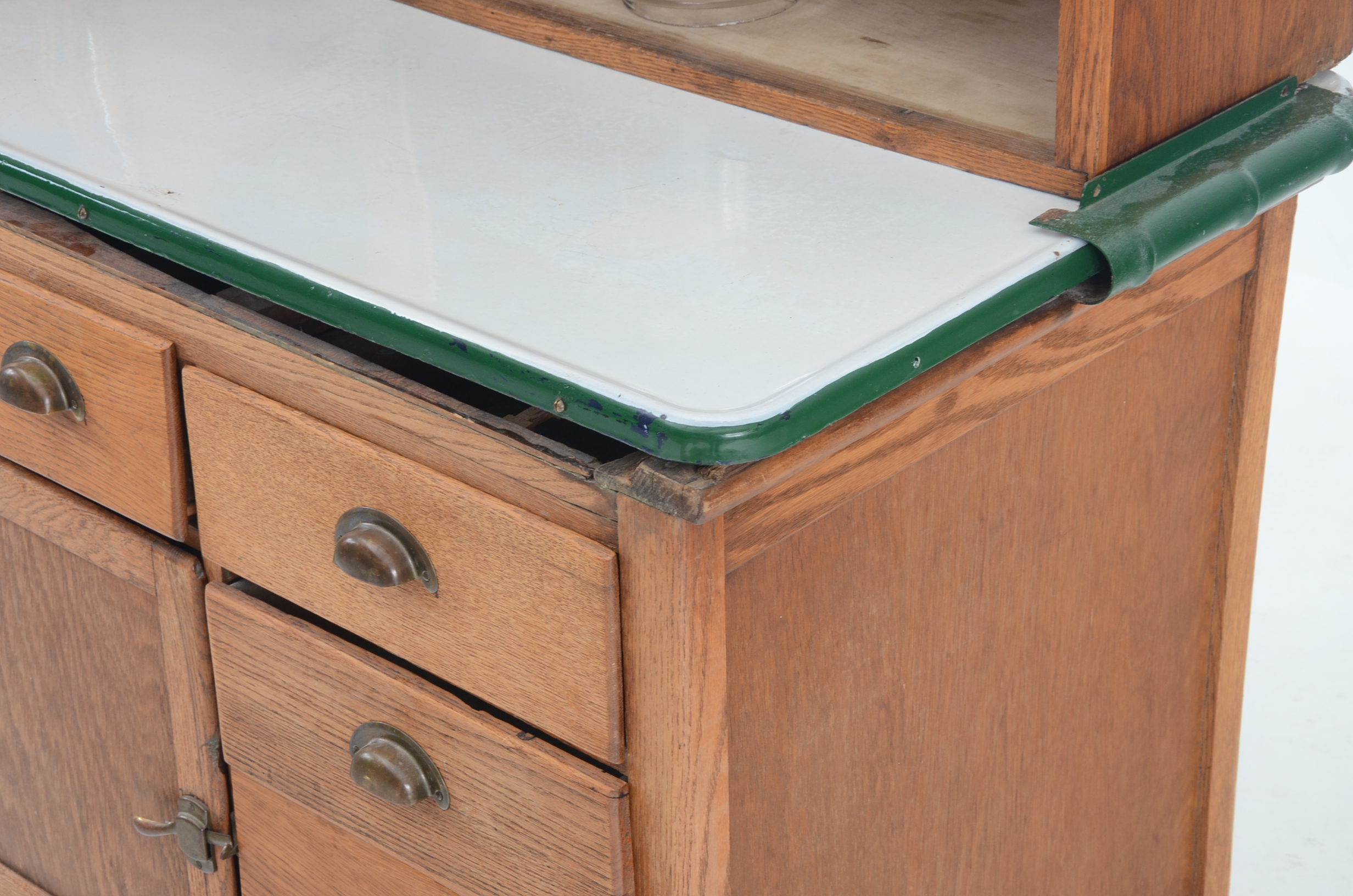 Oak Hoosier Cabinet by Wilson Kitchen Cabinets