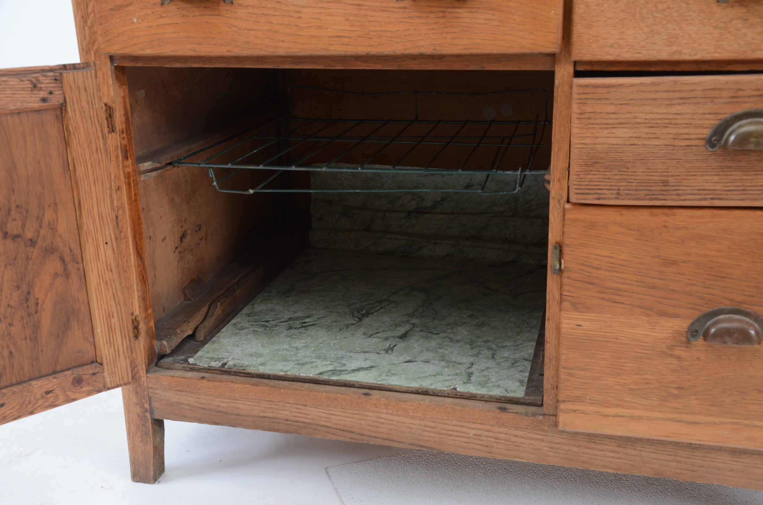 Oak Hoosier Cabinet by Wilson Kitchen Cabinets