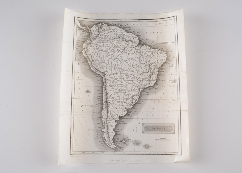 1826 Map of South America