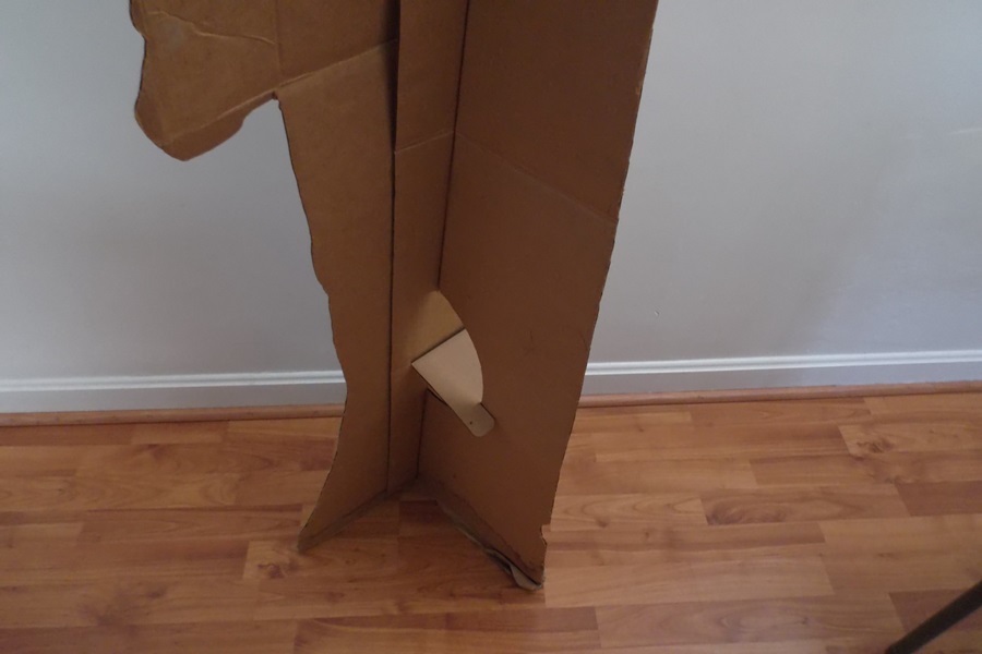 Autographed Cardboard Cutout of Captain Kirk