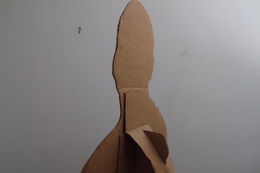 Autographed Cardboard Cutout of Captain Kirk