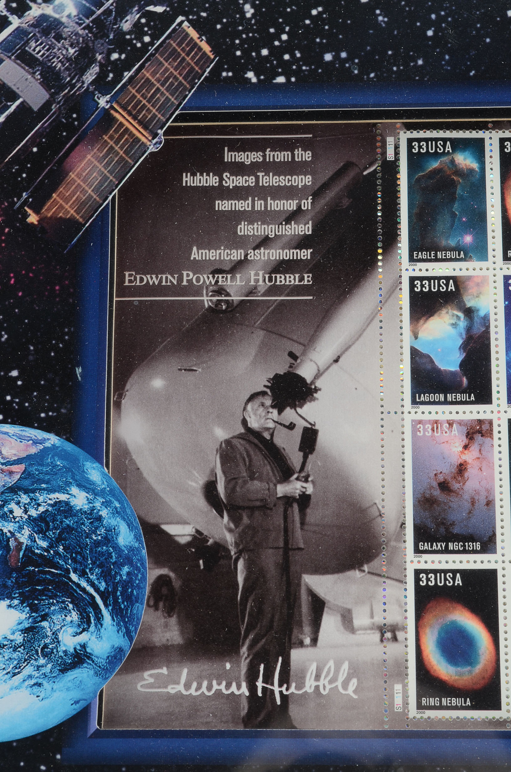 Edwin Hubble Collectors Stamps
