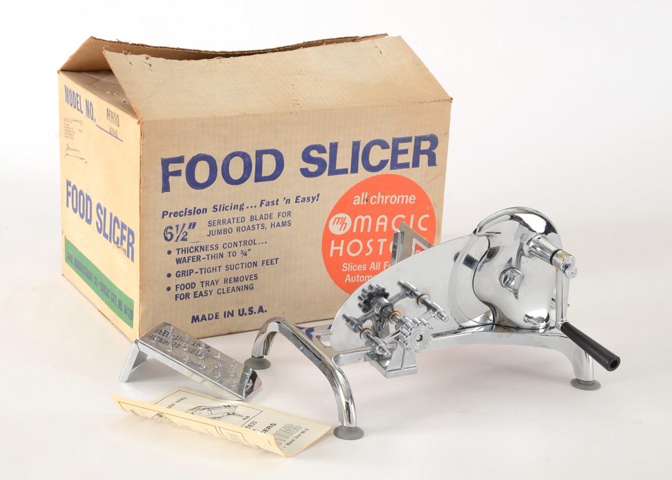 Chrome Magic Hostess Food Slicer