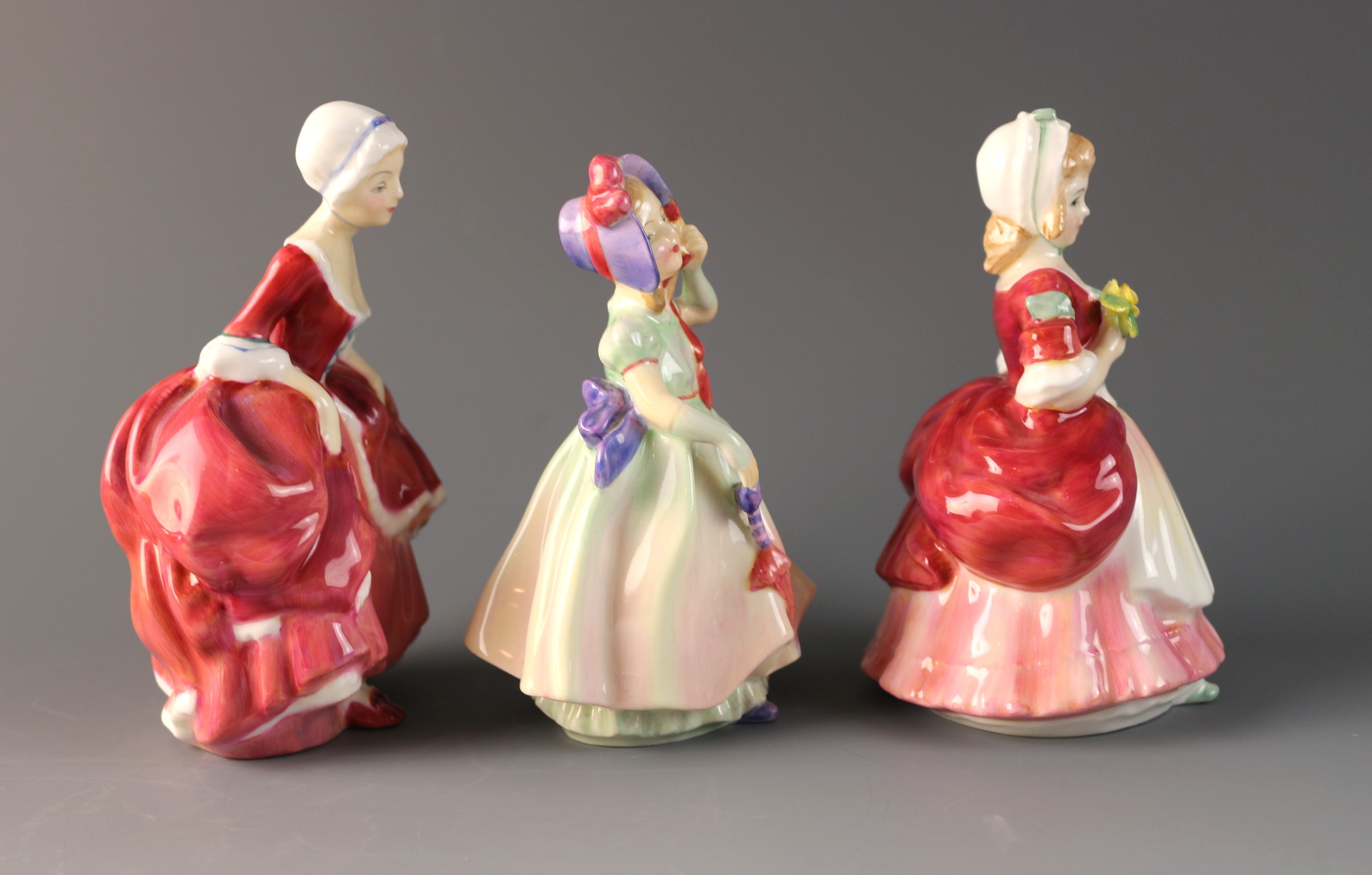 Royal Doulton "Babie", "Goody Two Shoes" and "Valerie" Figurines