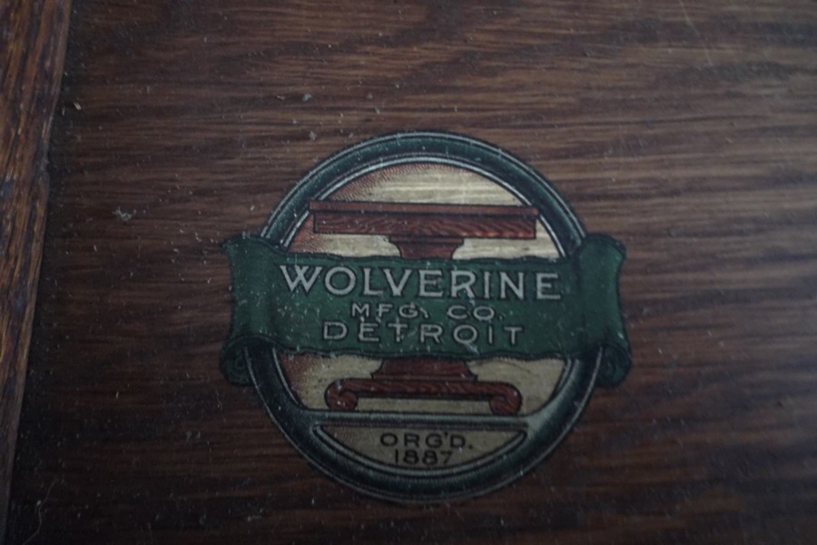 Mission Style Oak Library Table