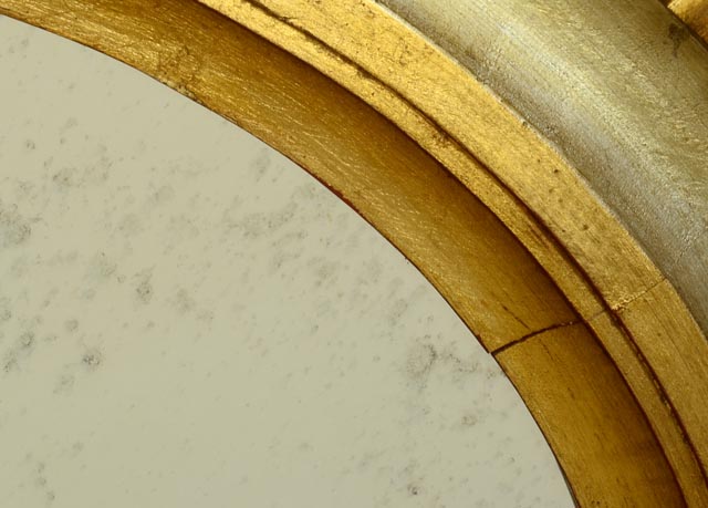 Large Metalic Starburst Mirror