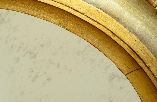 Large Metalic Starburst Mirror