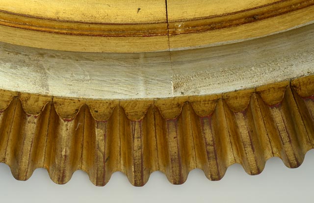 Large Metalic Starburst Mirror