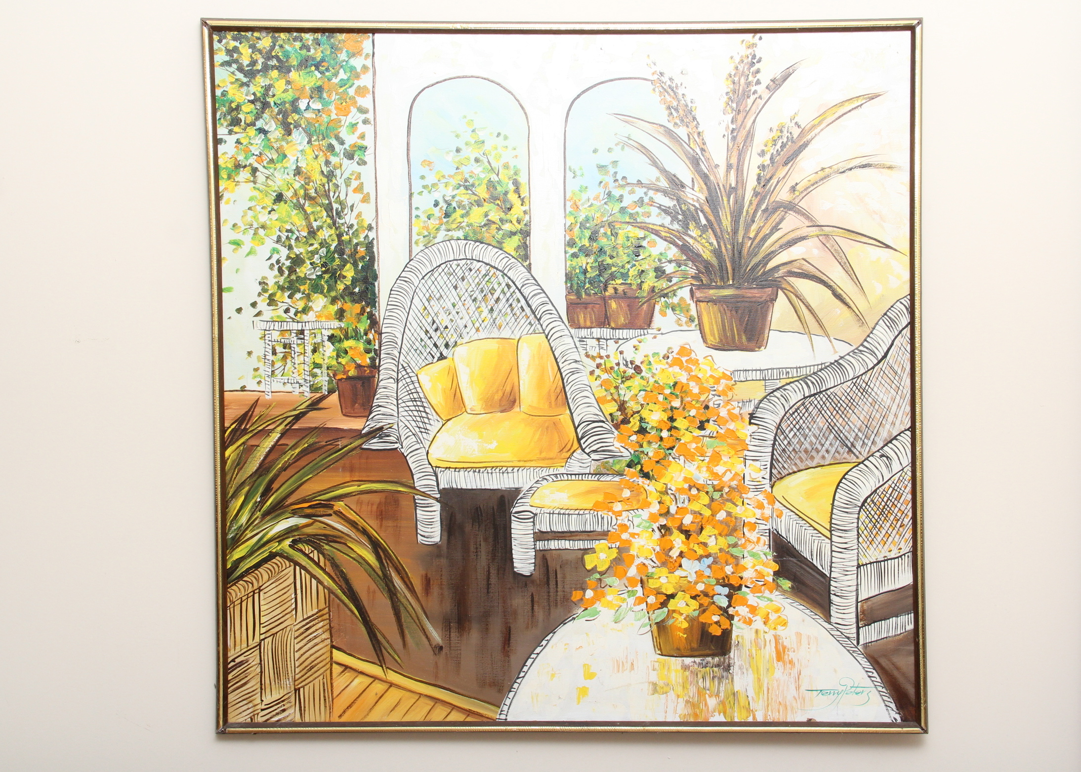 Signed Terry Peters Painting