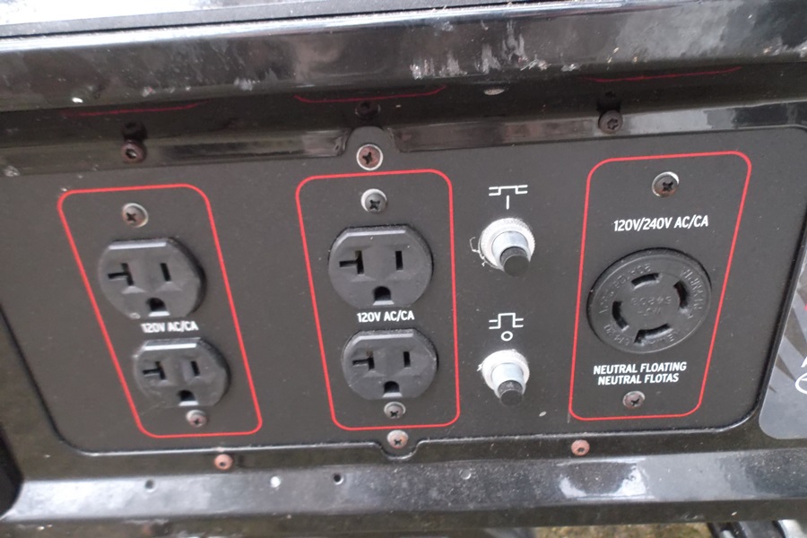 Black Max 5250-6560 Watt Subaru Portable Generator