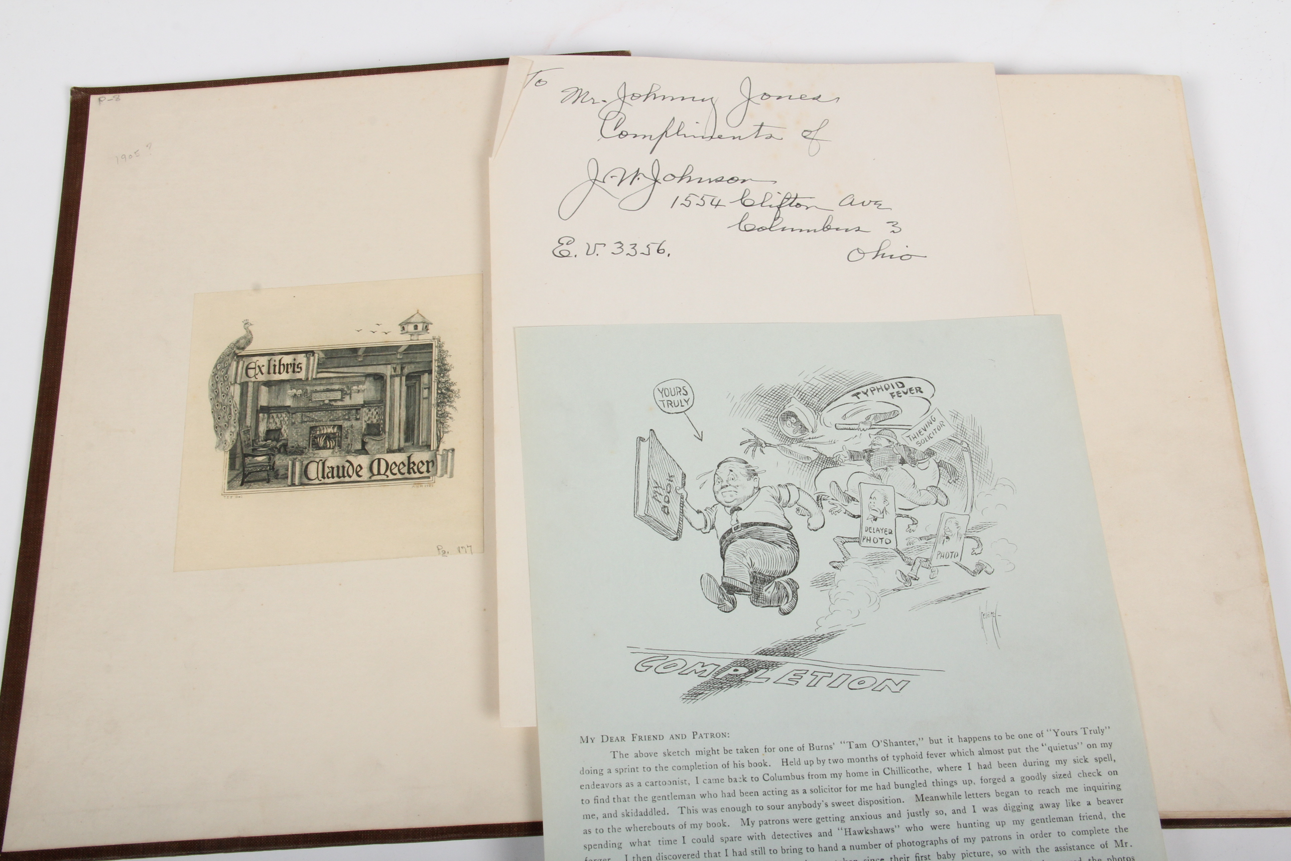 "Columbus Men Worth While: Presented in Cartoon" by Billy Ireland