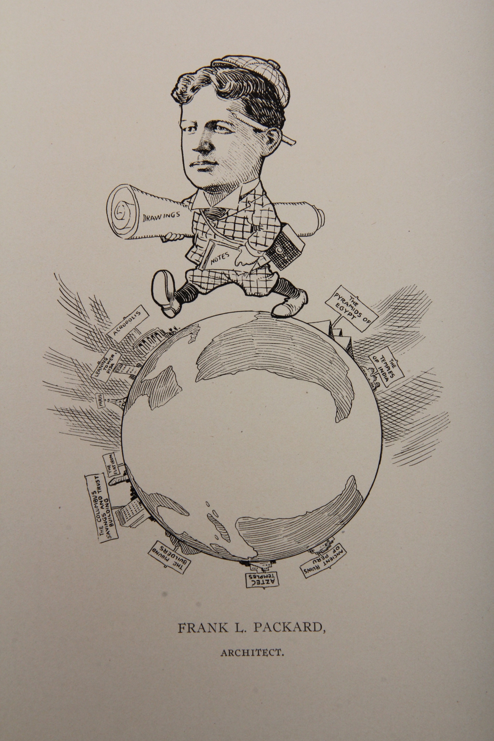 "Columbus Men Worth While: Presented in Cartoon" by Billy Ireland