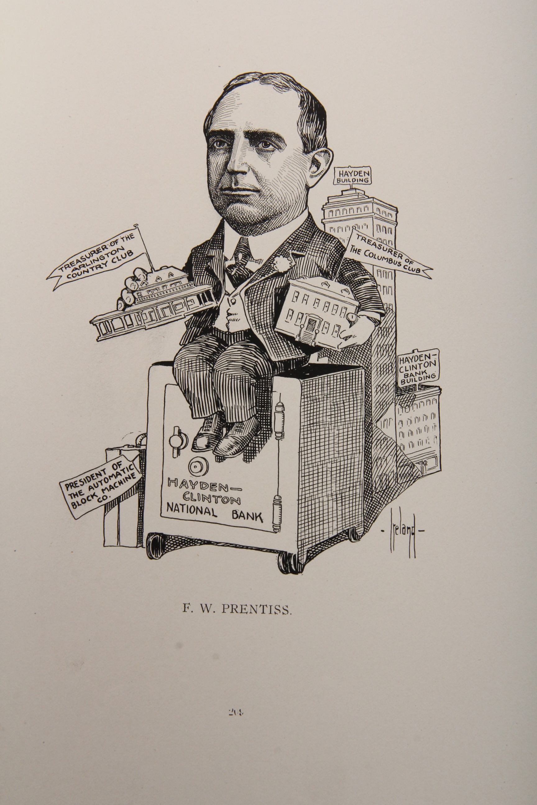 "Columbus Men Worth While: Presented in Cartoon" by Billy Ireland