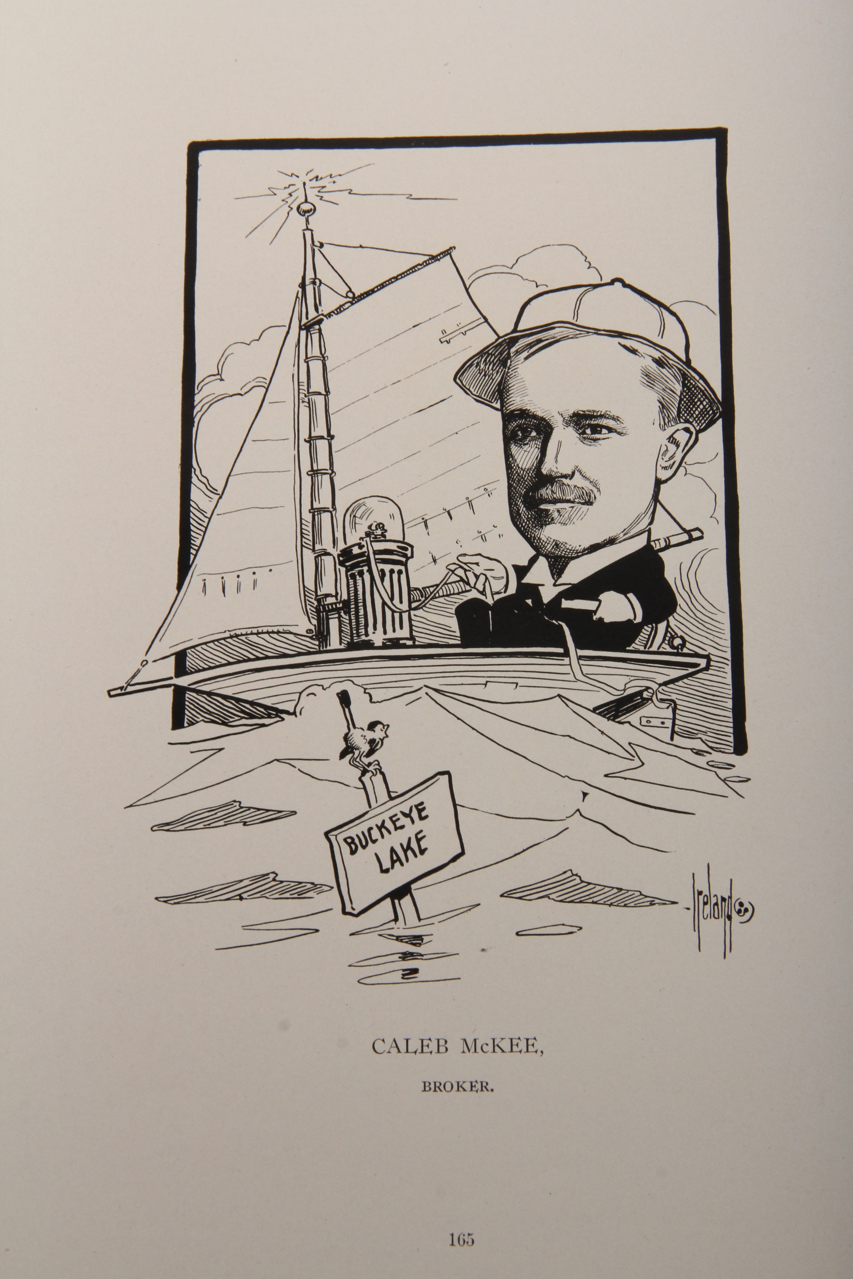 "Columbus Men Worth While: Presented in Cartoon" by Billy Ireland