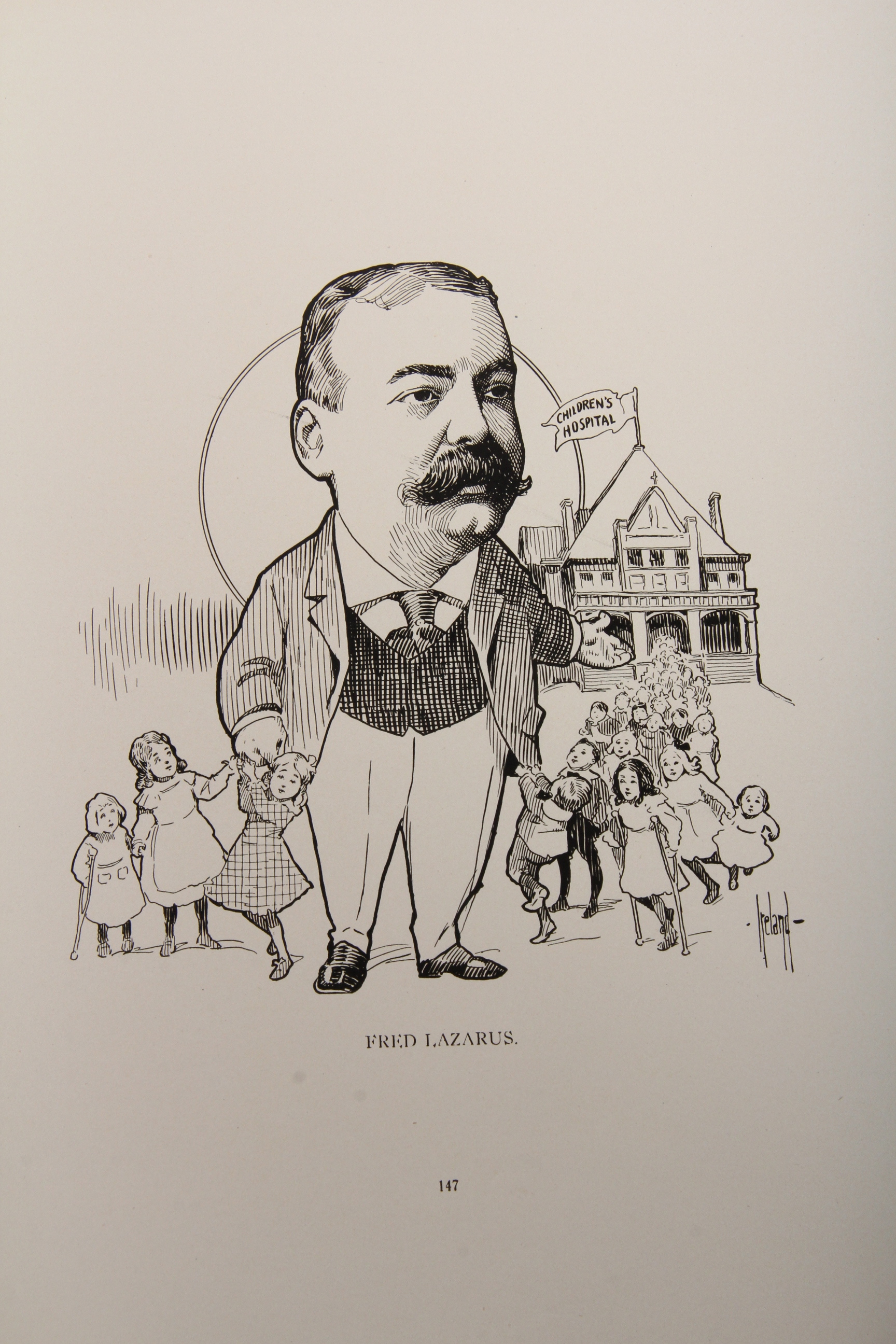 "Columbus Men Worth While: Presented in Cartoon" by Billy Ireland