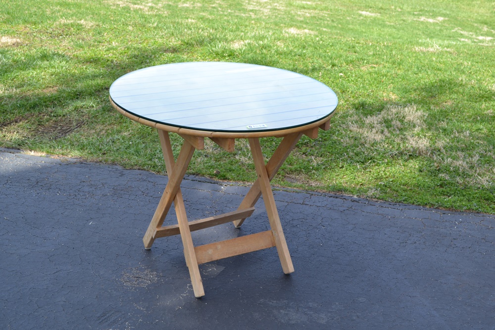36" Round Folding Table By Pier One Imports