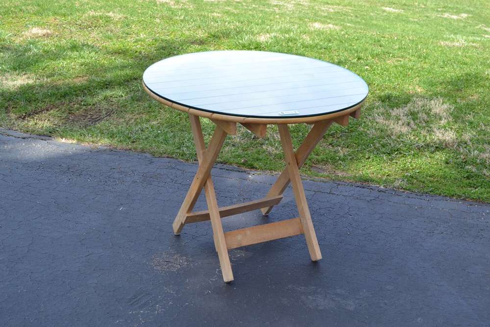 36" Round Folding Table By Pier One Imports