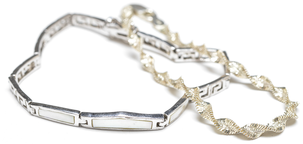 Group of Sterling Bracelets