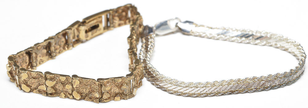 Group of Sterling Bracelets