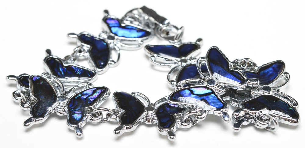 Silver Tone and Enamel Jewelry