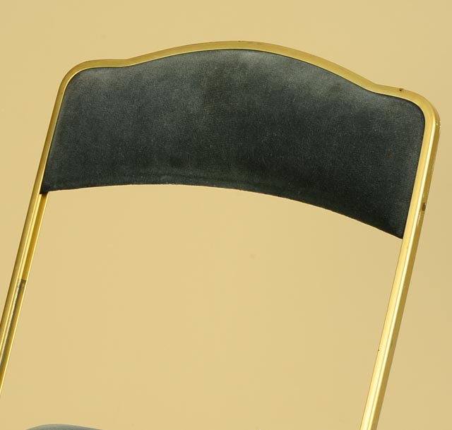 Gold Framed Folding Chairs