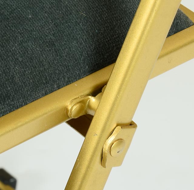 Gold Framed Folding Chairs