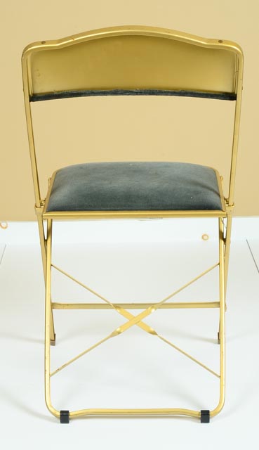 Gold Framed Folding Chairs