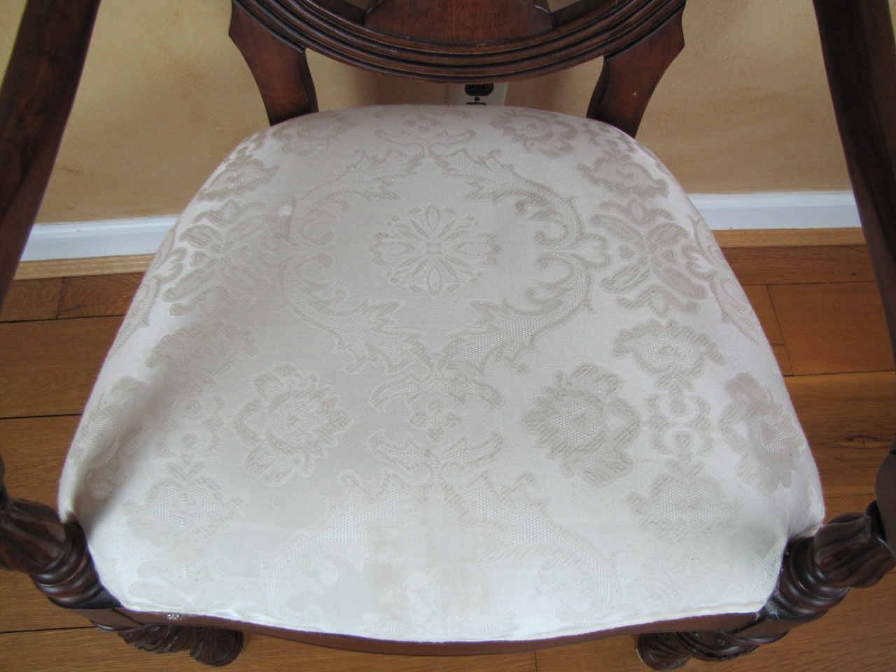 Set of Four Pineapple Back Dining Chairs