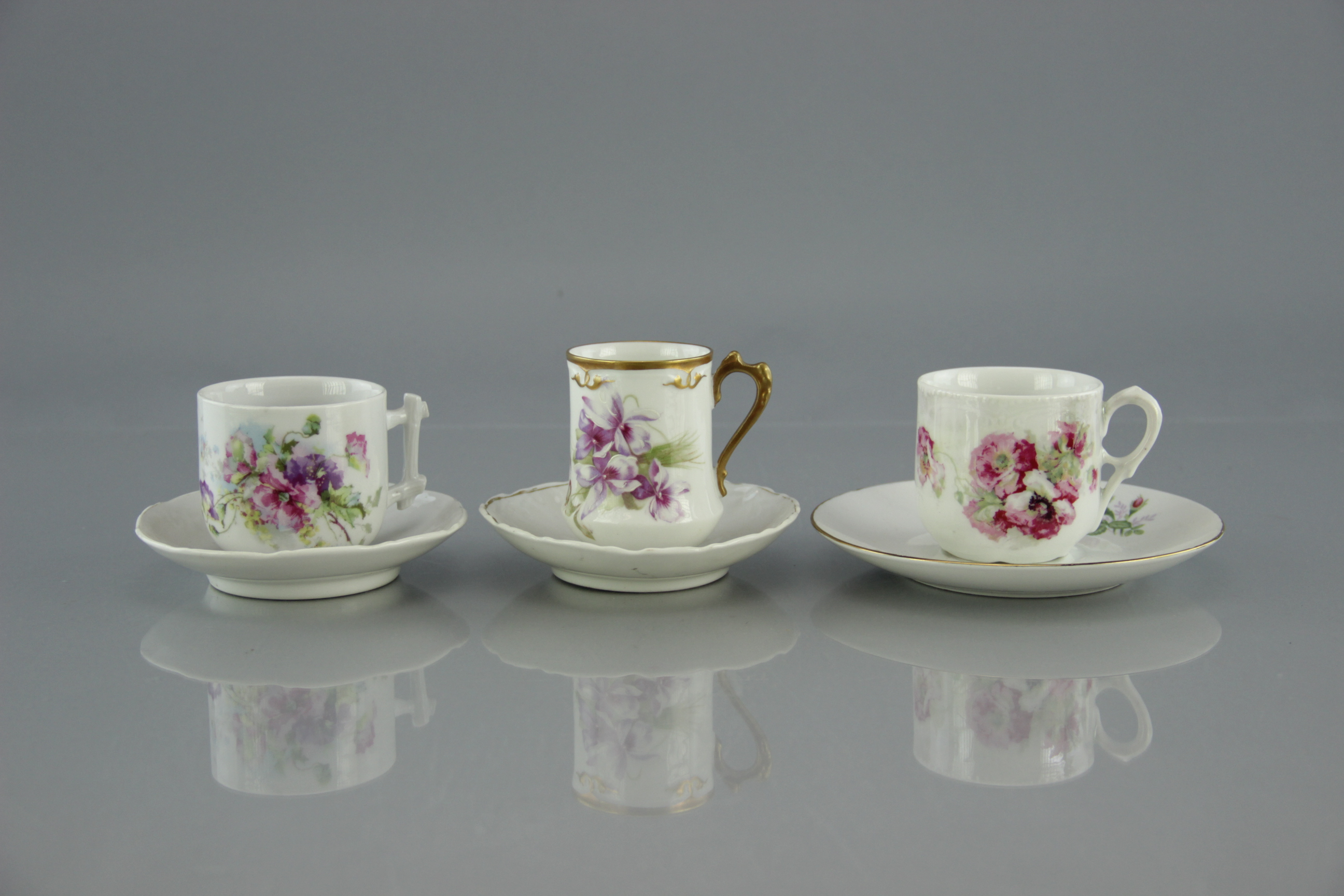 Assorted China Plates, Teacups and Saucers