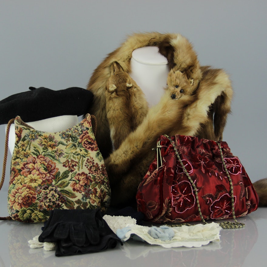 Evening Handbags and Vintage Accessories