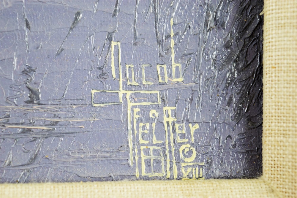 Jacob Pfieffer Original Oil Painting on Board