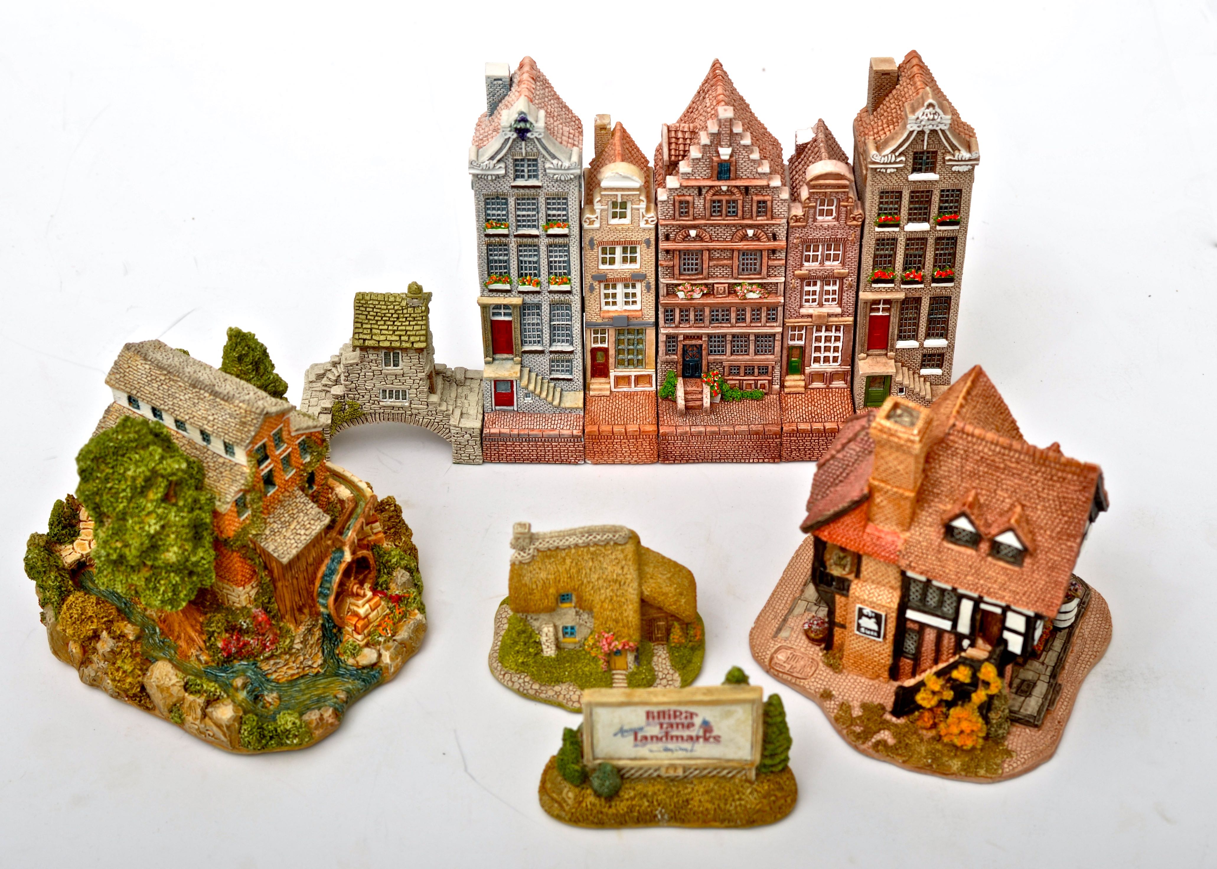 A Collection of Lilliput Lane Collectibles