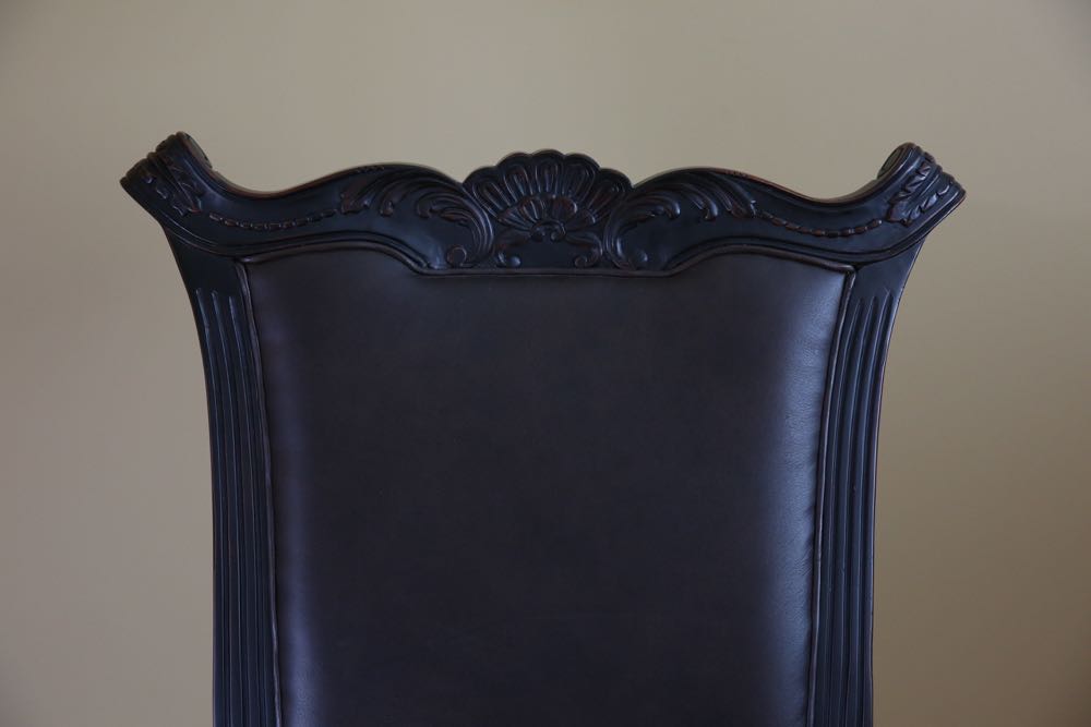 Reproduction Duncan Phyfe Style Dining Table & Chairs