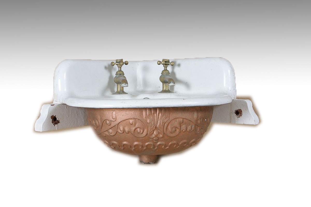 Cast Iron Antique Corner Sink