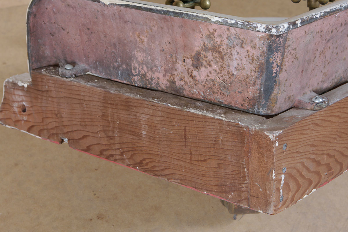 Cast Iron Antique Corner Sink