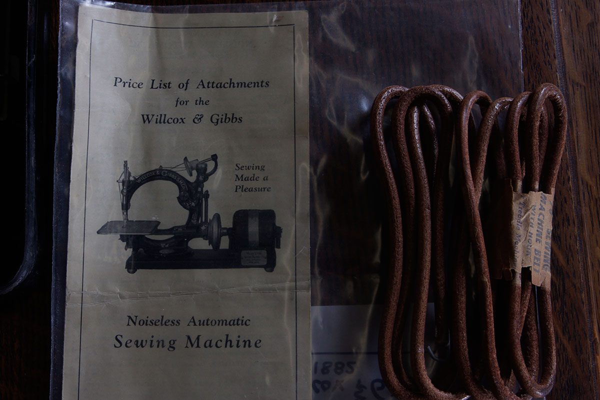 Willcox and Gibbs Treadle Sewing Machine